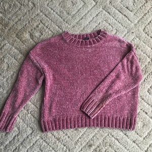 Super soft pink knit sweater